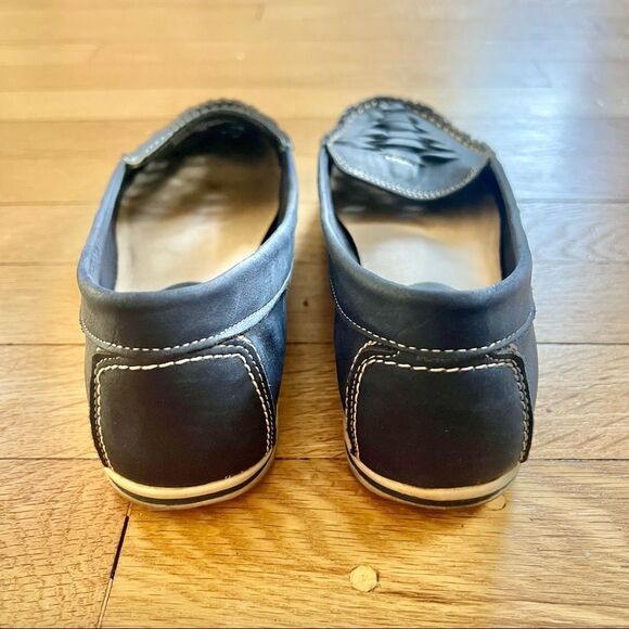 BareTraps | fyona moccasins in navy - Picture 4 of 5